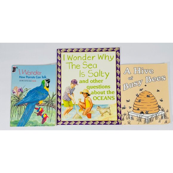 Childrens Educational Books Lot Of 5 Featuring Science Experiments Nature & Anim - Picture 4 of 6